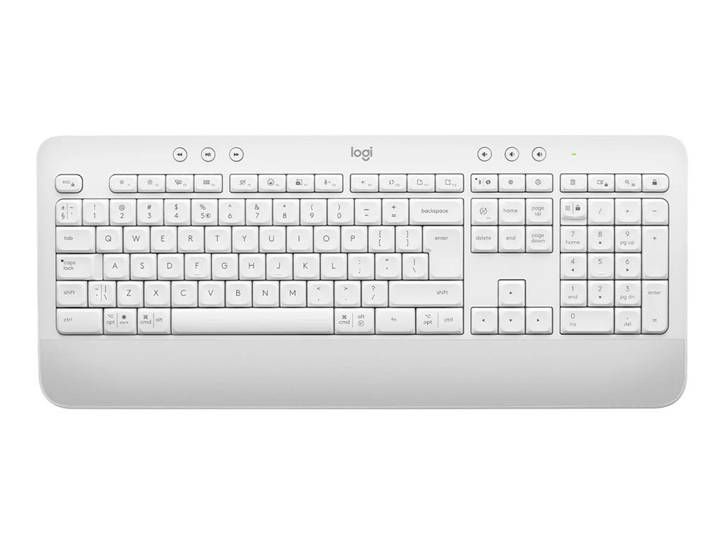 Logitech Signature MK650 Combo for Business - Ensemble clavier et souris - sans fil - Bluetooth LE - QWERTY - International US - blanc cassé