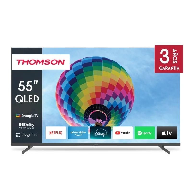 THOMSON 55QG4S14 TV QLED 55 139 cm UHD 4K 3840x2160 HDR 10 Google TV 2xHDMI 2.1 + 2xHDMI 2.0