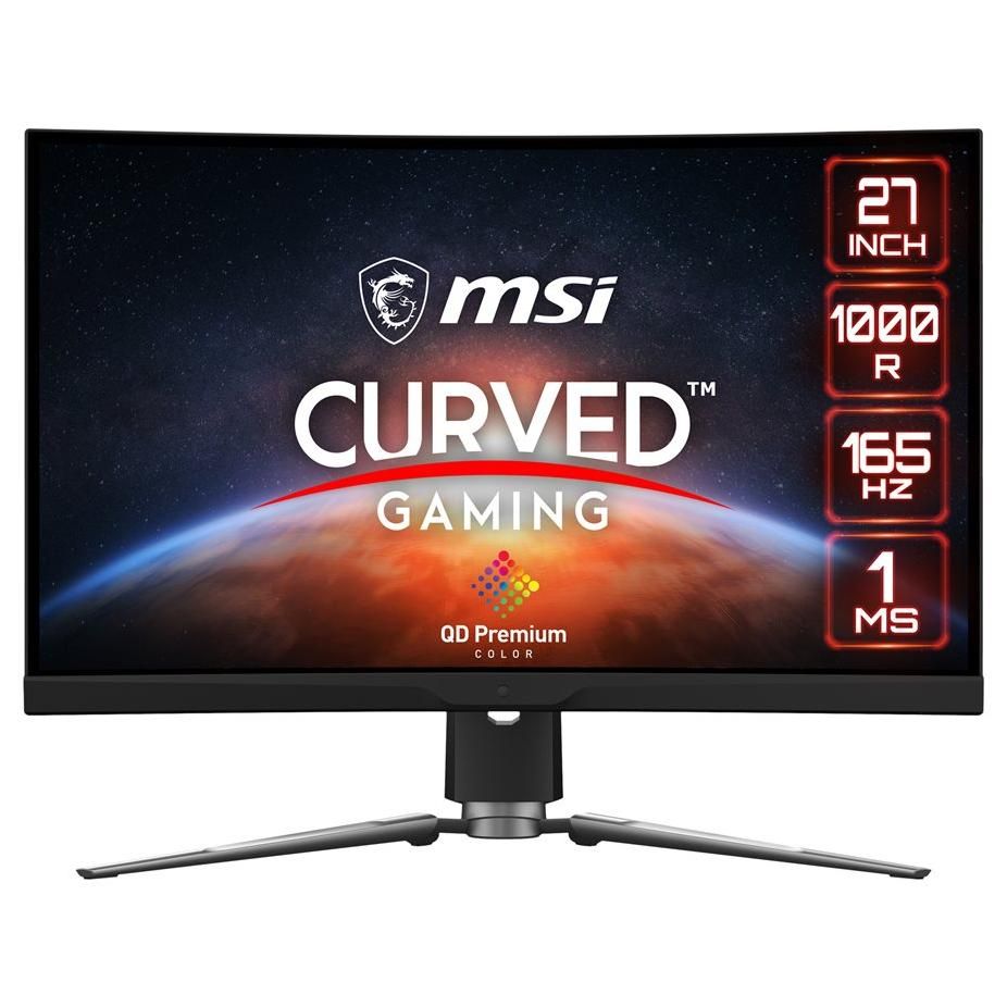 MSI MPG ARTYMIS 273CQR-QD - Écran LED - incurvé - 27 - 2560 x 1440 WQHD @ 165 Hz - VA - 530 cd/m² - 3000:1 - DisplayHDR 400 - 1 ms - 2xHDMI, DisplayPort, USB-C - noir MSI MPG ARTYMIS 273CQR-QD - Écran LED - incurvé - 27 - 2560 x 1440 WQHD @ 165 Hz - VA - 530 cd/m² - 3000:1 - DisplayHDR 400 - 1 ms - 2xHDMI, DisplayPort, USB-C - noir