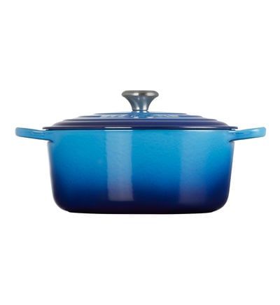 Cocotte ronde fonte émaillée 28 cm 6 7 - vue 2