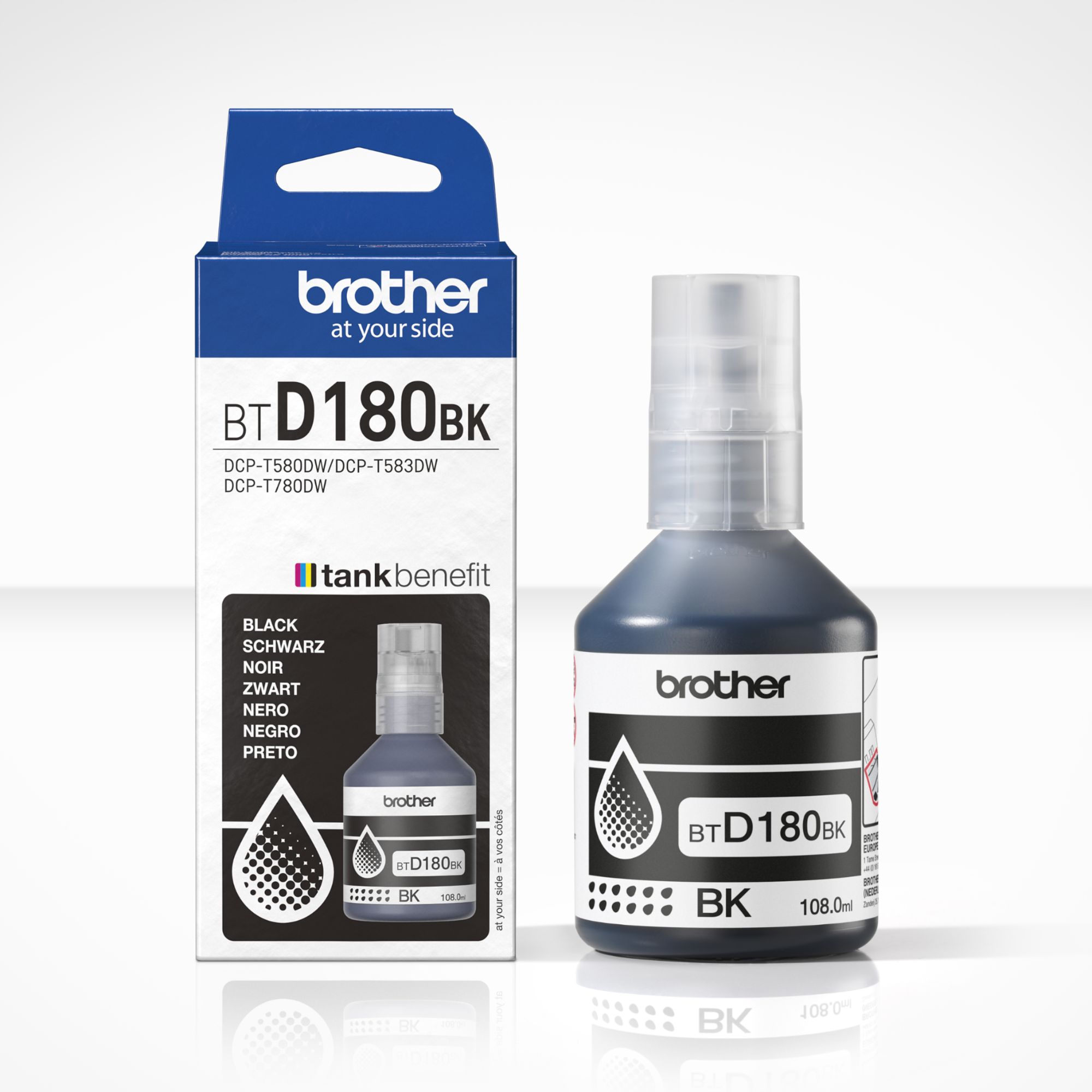 Brother BTD180BK original recharge d'encre pour Brother DCP T580DW