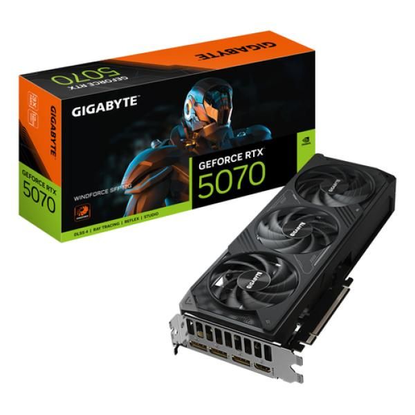 GIGABYTE GeForce RTX 5070 WINDFORCE SFF 12 Go GDDR7 Neuf - vue 4