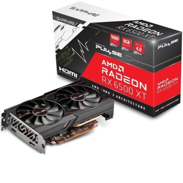 Sapphire PULSE Radeon RX 6500 XT AMD 8 Go GDDR6 Neuf - vue 9