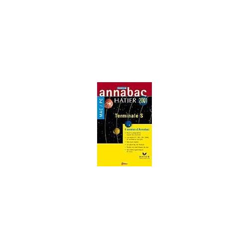 Annabac 2001 - Terminale S