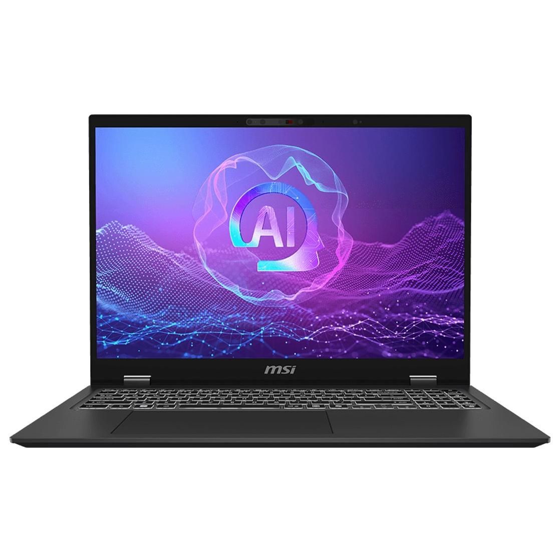 MSI PrestigePro 16 AI B2HVEG 259FR Intel Core Ultra 9 Ordinateur portable 40 6 cm 16 UHD+ LPDDR5x SDRAM SSD NVIDIA GeForce RTX 4050 Wi Fi 7 802.11be Windows 11 Pro Neuf - vue 4