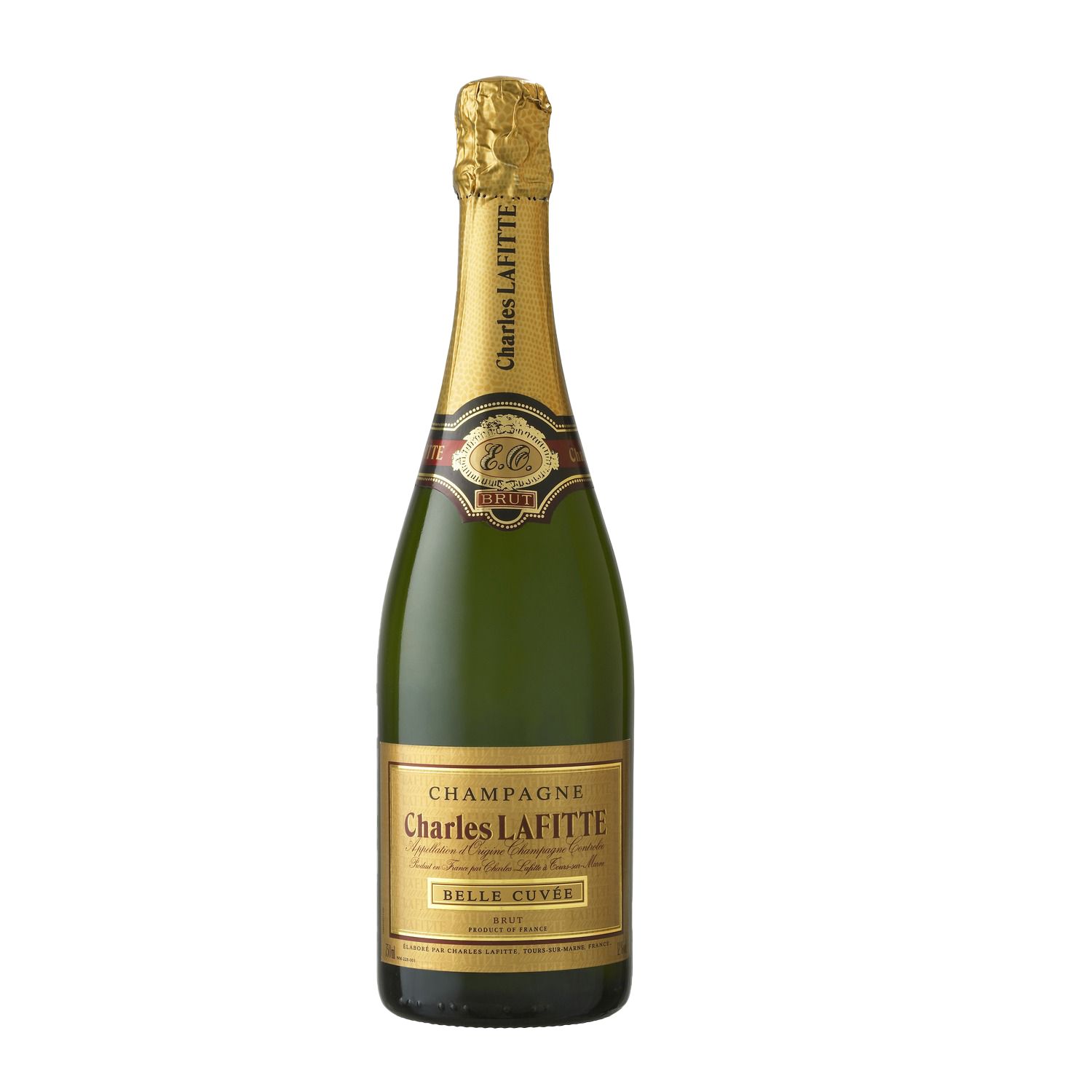 Charles Lafitte "Belle Cuvée", Non Mill, A.O.P Champagne Brut, Vin Blanc