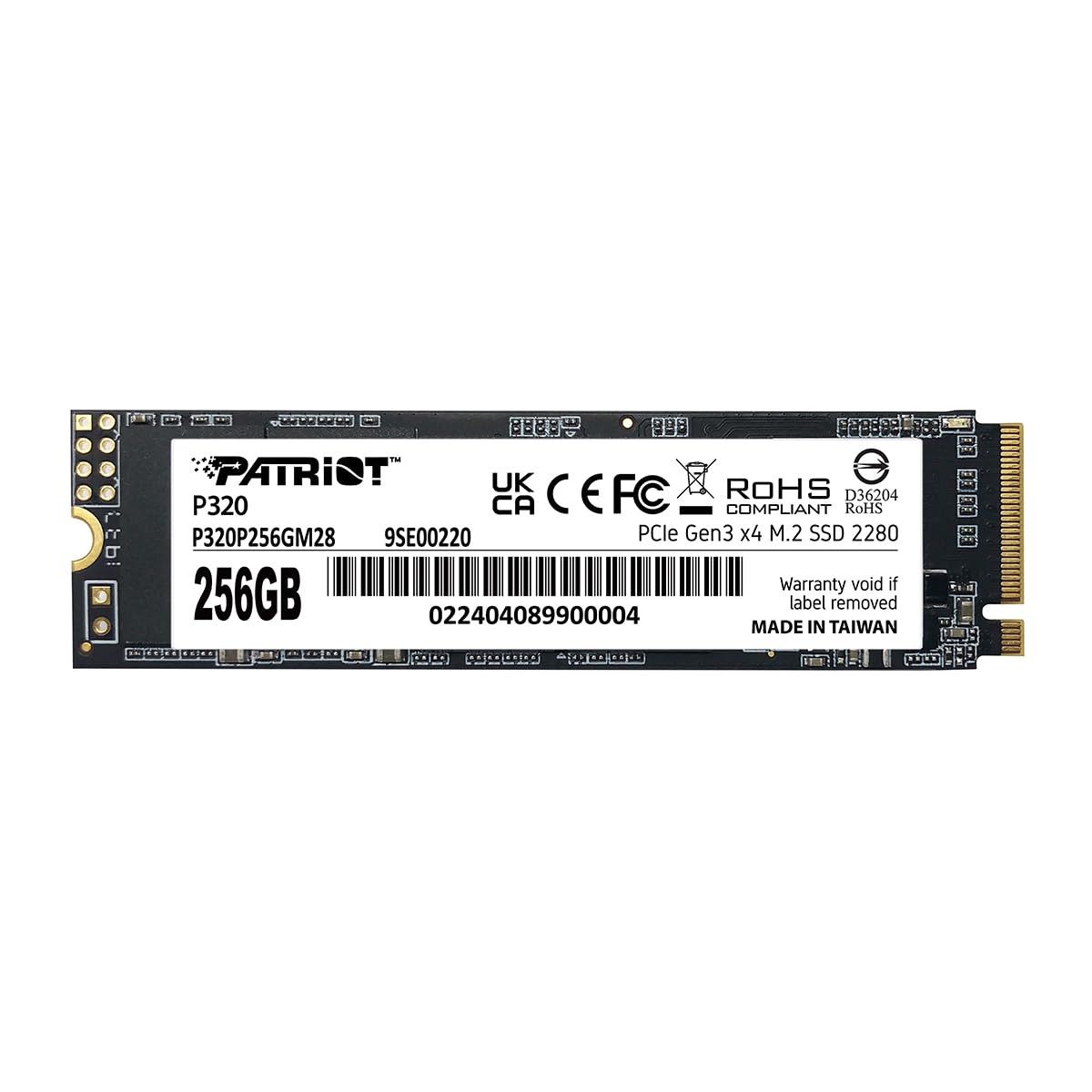 Ssd Patriot Viper P320 .2 Pci ex4 Nvme 3gb/ - vue 2