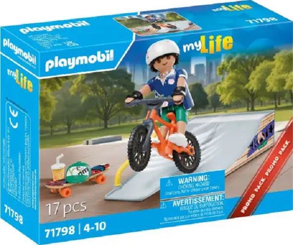 PLAYMOBIL 71798 Snowboarder avec rampe de glisse - vue 2
