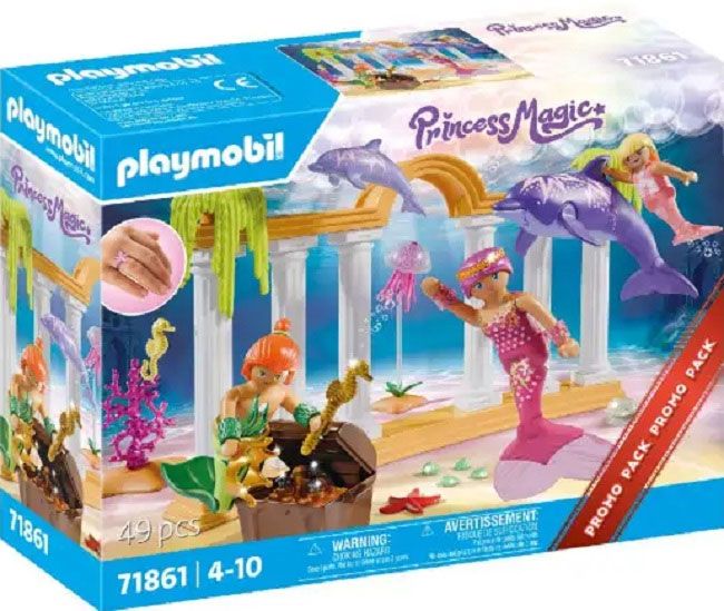 Playmobil 71861 Trésor des sirènes avec des dauphins Promo Packs - vue 3