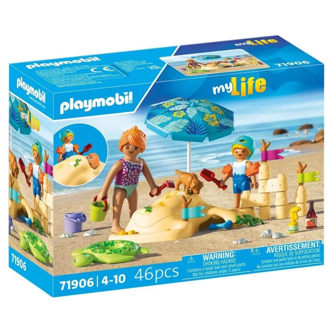 Playmobil 71906 Famille jouant dans le sable à la plage Vacances à la plage - vue 6