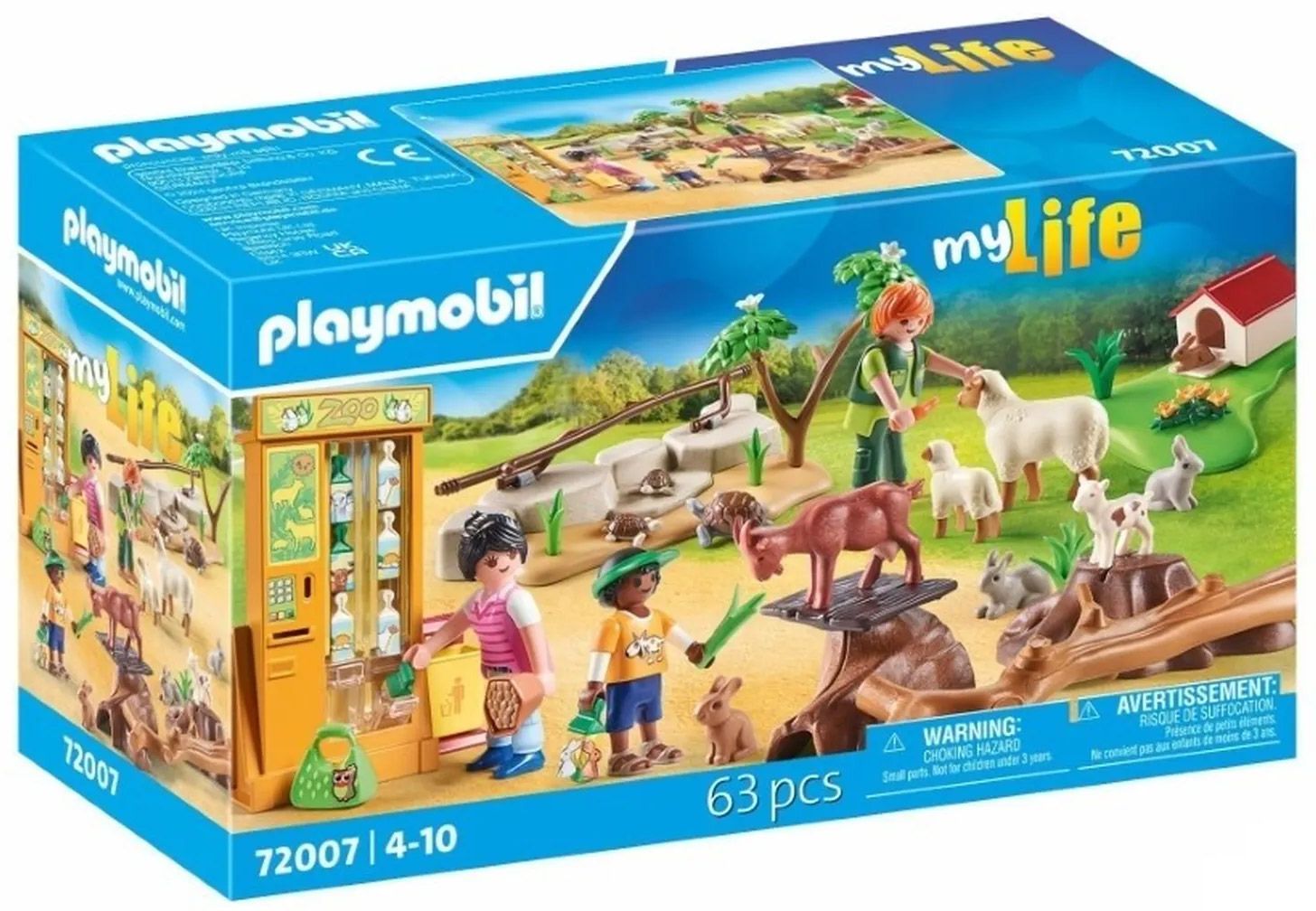 Playmobil 72007 Découverte Animaux à la ferme 63 pièces - vue 2