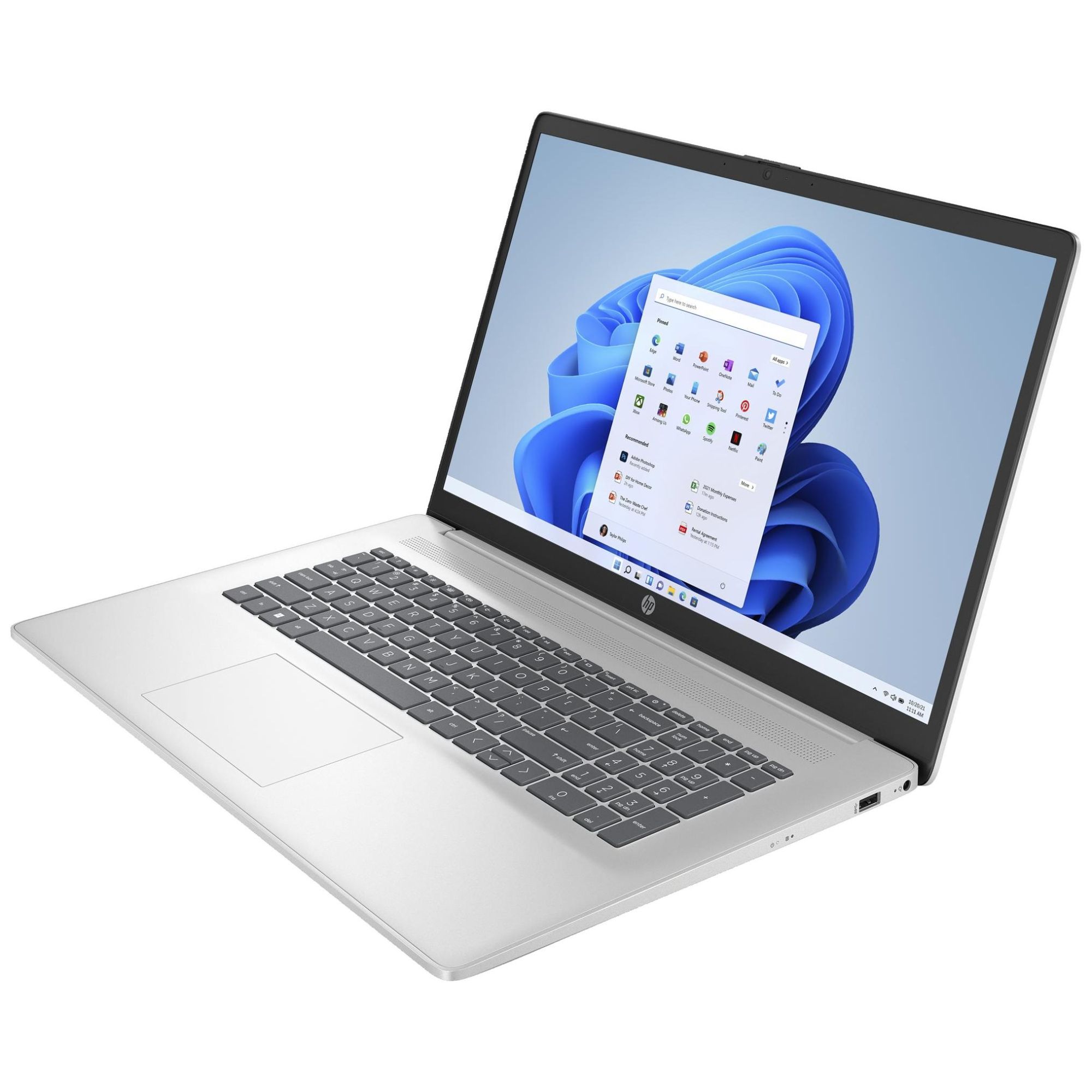 HP Laptop 17-cn3005nf - 17.3 Core i3 I3-N305 8 Go RAM 512 Go SSD Argent AZERTY HP Laptop 17-cn3005nf - 17.3 Core i3 I3-N305 8 Go RAM 512 Go SSD Argent AZERTY