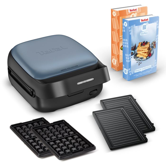 TEFAL SW8674F0 Snack Collection Appareil à gaufre et croque monsieur 20 j