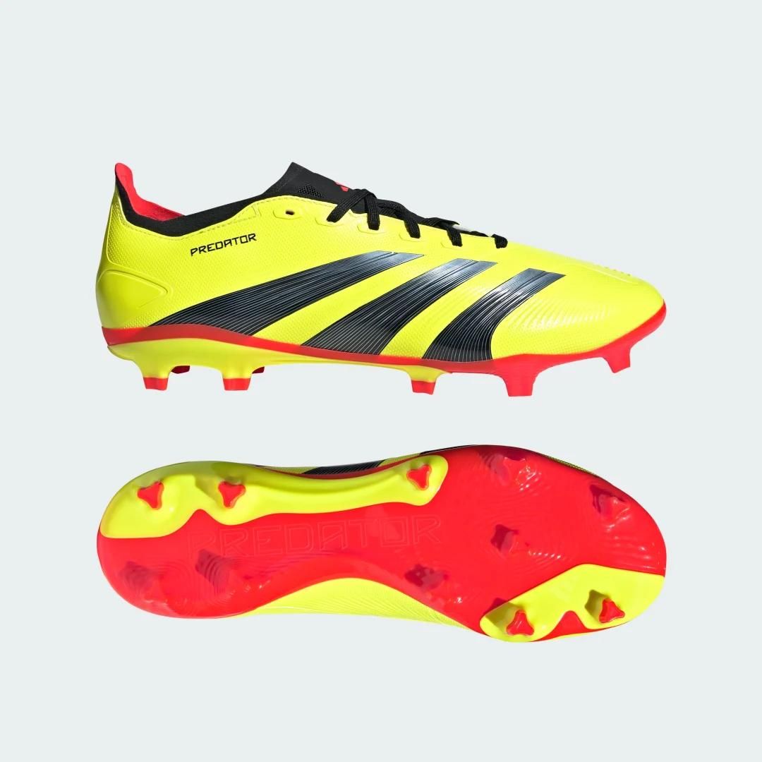 Chaussure De Football Predator League Terrain Souple Adidas - Team Solar Yellow 2 / Core Black / Solar Red - 44