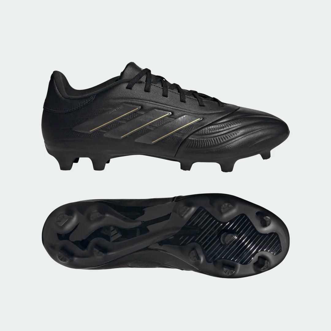 Chaussure Copa Pure 2 League Terrain Souple Adidas - Core Black / Carbon / Gold Metallic - 40