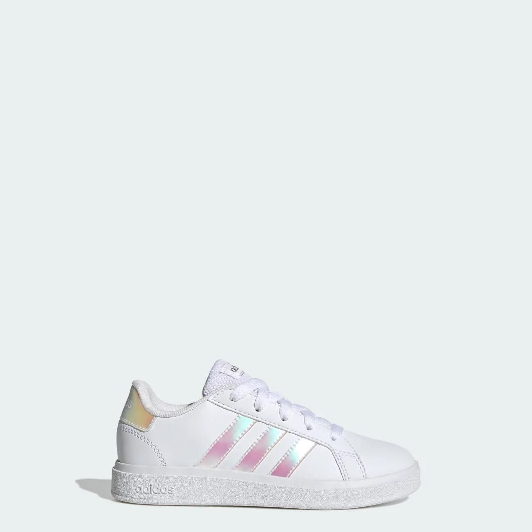 Chaussure De Tennis À Lacets Grand Court Lifestyle Adidas - Cloud White / Iridescent / Cloud White - 29 Chaussure De Tennis À Lacets Grand Court Lifestyle Adidas - Cloud White / Iridescent / Cloud White - 29