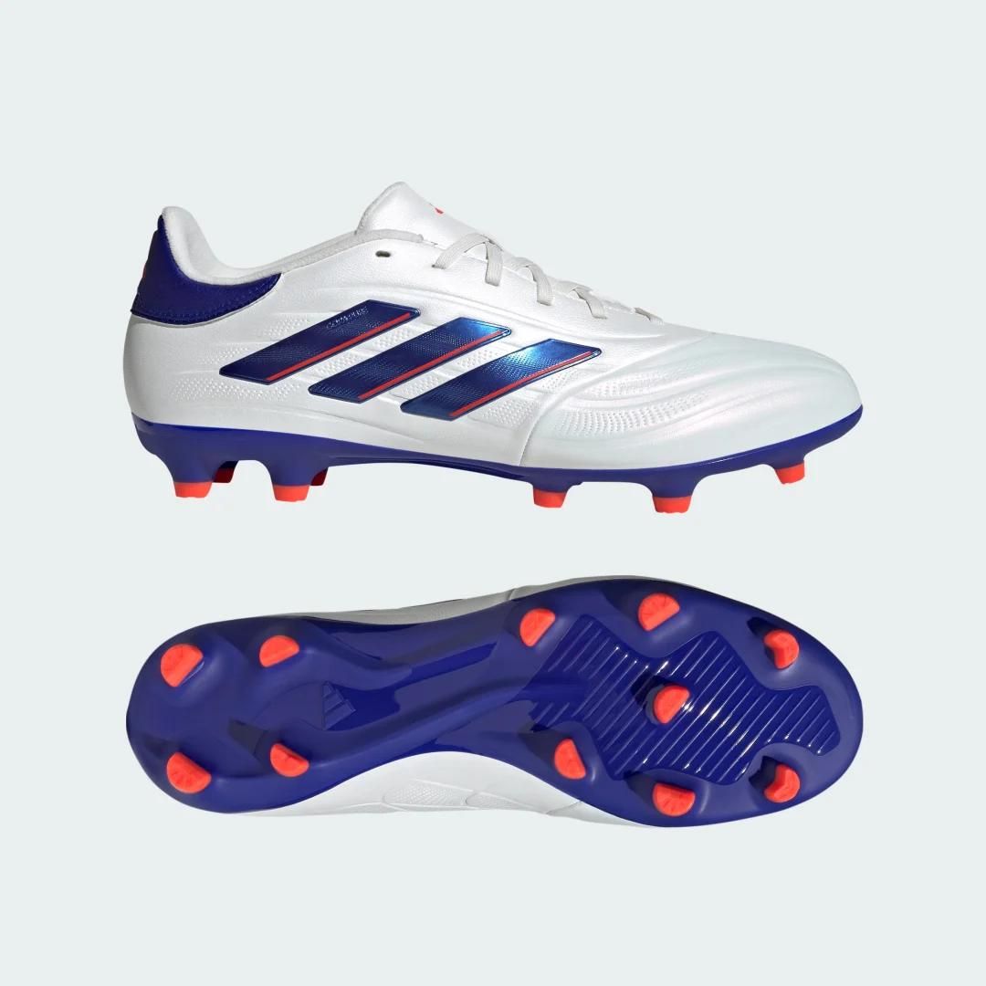 Chaussure Copa Pure 2 League Terrain Souple Adidas - Cloud White / Lucid Blue / Solar Red - 46