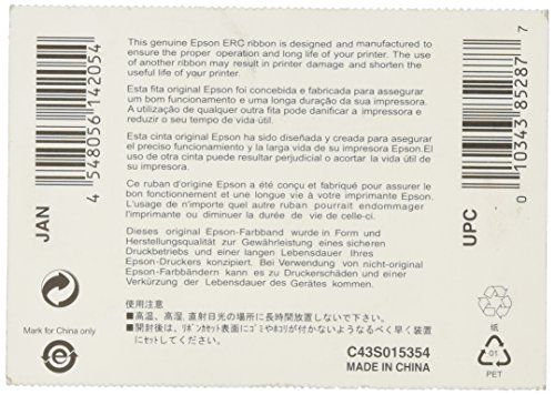 Epson Ribbon Erc 09b Für Hx 20/ 160/ 180/ 190 c43s015354