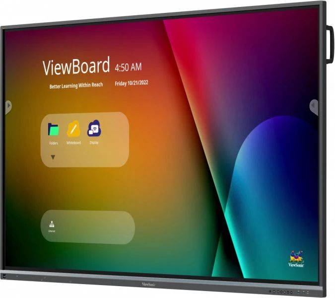 Viewsonic IFP7550 5F tableau interactif 190 5 cm 75 3840 x 2160 pixels Écran tactile HDMI Neuf - vue 7