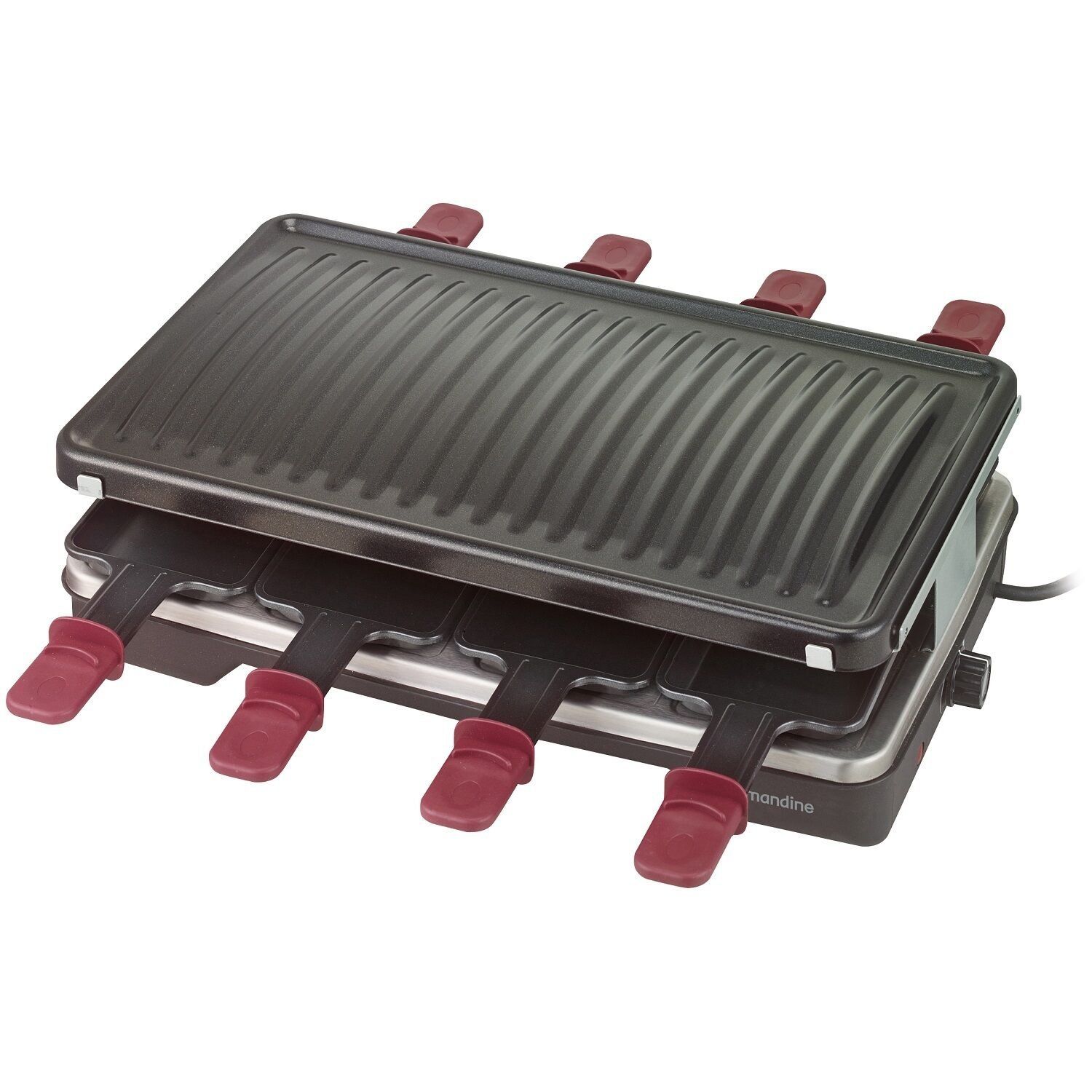 Appareil À Raclette Et Gril 8 Personnes Mrg8p1200 23 Mandine - vue 2