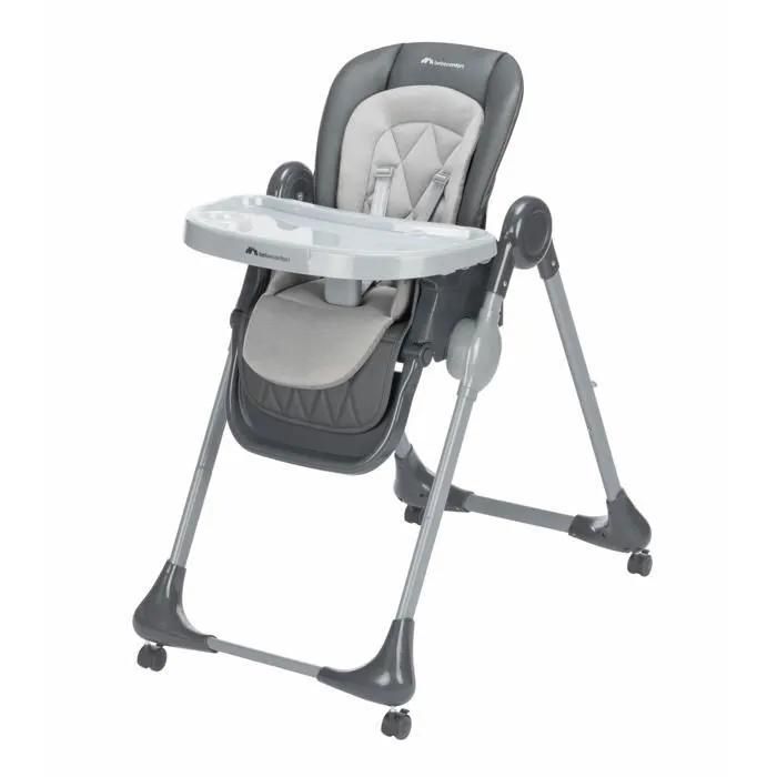 Chaise Haute Bébé Évolutive Multi-Positions Olea Tinted Graphite