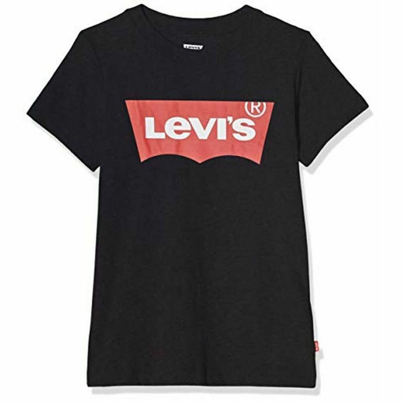 t-shirt à manche courte pour garçon noir / rouge - 14 ans
