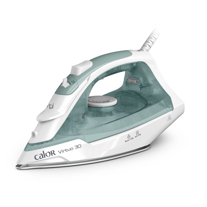 CALOR FV2C42C0 Virtuo 30, Fer vapeur, Puissance 2 000 W, Repassage rapide et fac