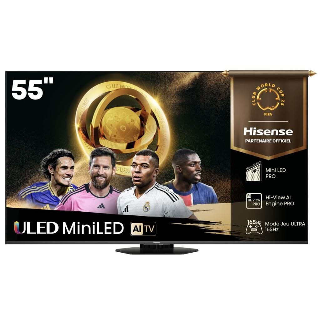 Hisense 55U8Q sw LED TV Mini LED ULED UHD Multituner BT Smart Dolby Vision HDR