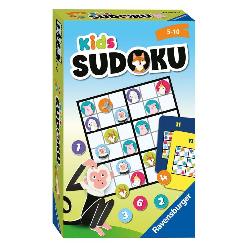 Ravensburger® Kids Sudoku 20850 Jeu de logique pour Un Enfant de 5 à