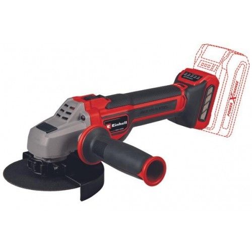 Einhell Professional Meuleuse d’angle Ø125mm sans fil TP AG 18125 CE Q Li Power X Change 18V moteur Brushless Livré sans Batterie ni Chargeur