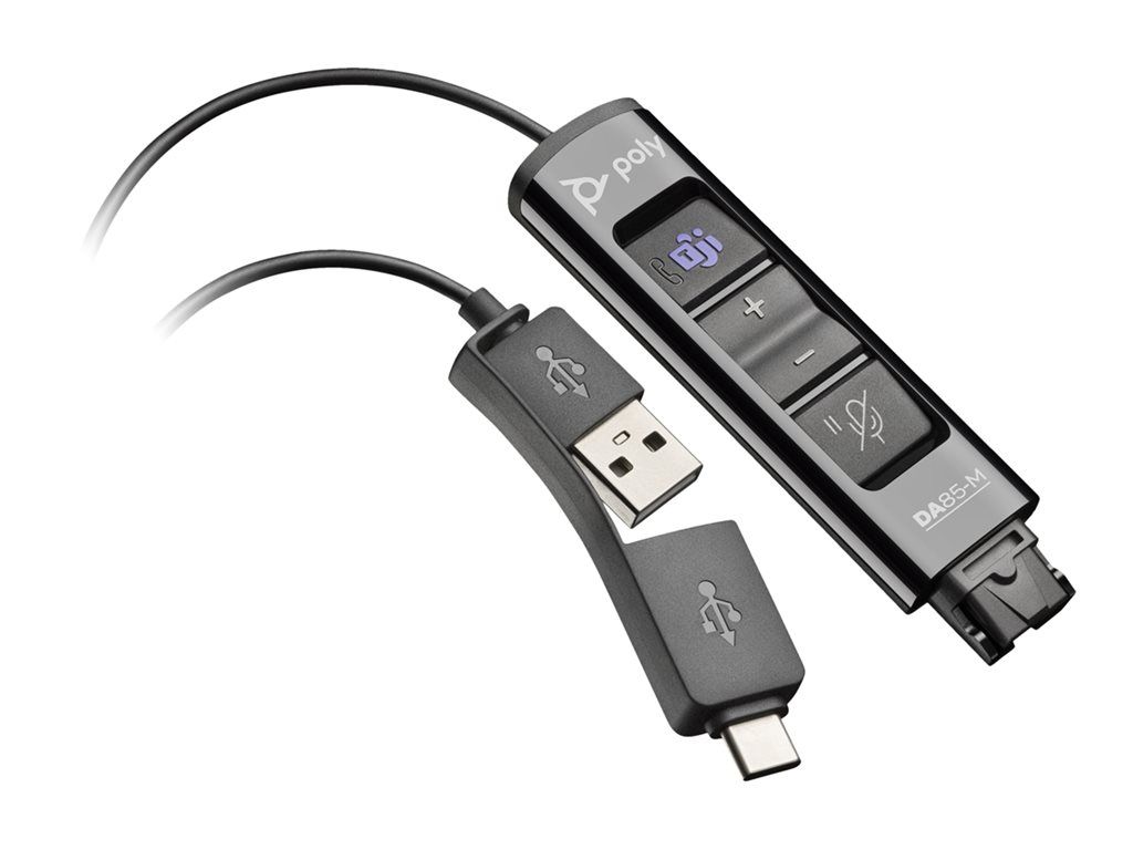 POLY Adaptateur USB vers QD DA85 compatible TAA Neuf - vue 2