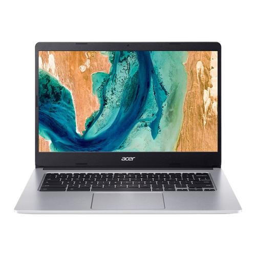 Acer Chromebook 314 Cb314-2H - Mt8183 / 2 Ghz - Chrome Os - Mali-G72 Mp3 - 4 Go Ram - 32 Go Emmc - 14" 1366 X 768 (Hd) - Wi-Fi 5 - Argent Pur - Clavier : Français