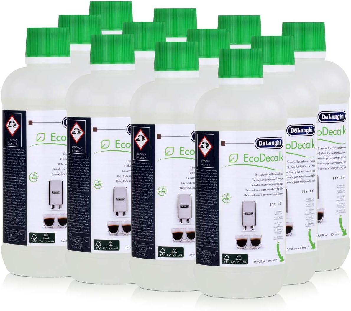 Delonghi Ser 3018 Ecodecalk Lot De 12 Détartrants Pour Machines À Café