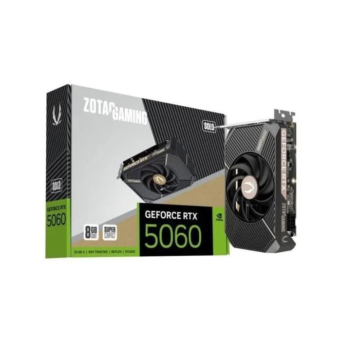 Zotac GAMING GeForce RTX 5060 SOLO NVIDIA 8 Go GDDR7 Neuf - vue 4