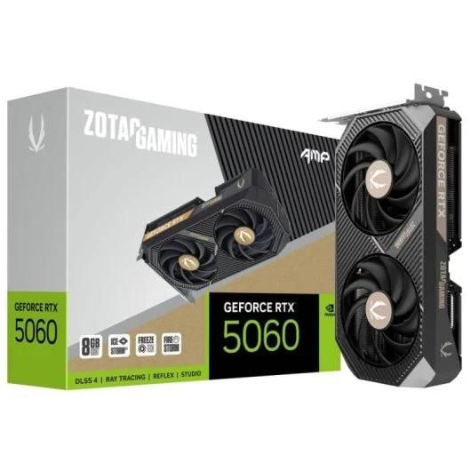Zotac GAMING GeForce RTX 5060 AMP NVIDIA 8 Go GDDR7 Neuf - vue 4