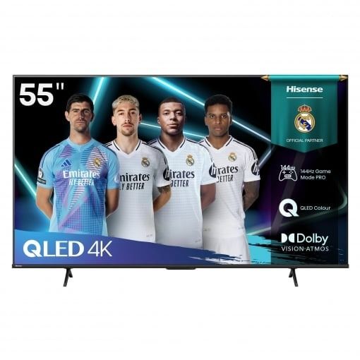 Hisense 55E7Q Pro TV QLED 55 139 cm 4K UHD 3840x2160 144 Hz HDR10+ TV connecté 4xHDMI 2.1 WiFi - vue 2