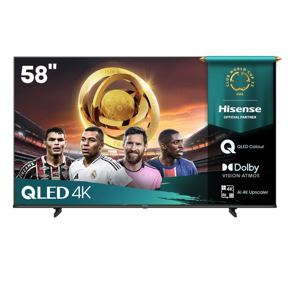 TV QLED Hisense 4K UHD 58E7Q 146 cm 2025 - vue 3