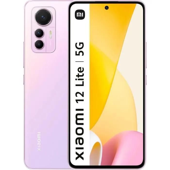 Xiaomi 12 Lite 5G 6 Go/128 Go Rose (Lite Pink) Double SIM 2203129G