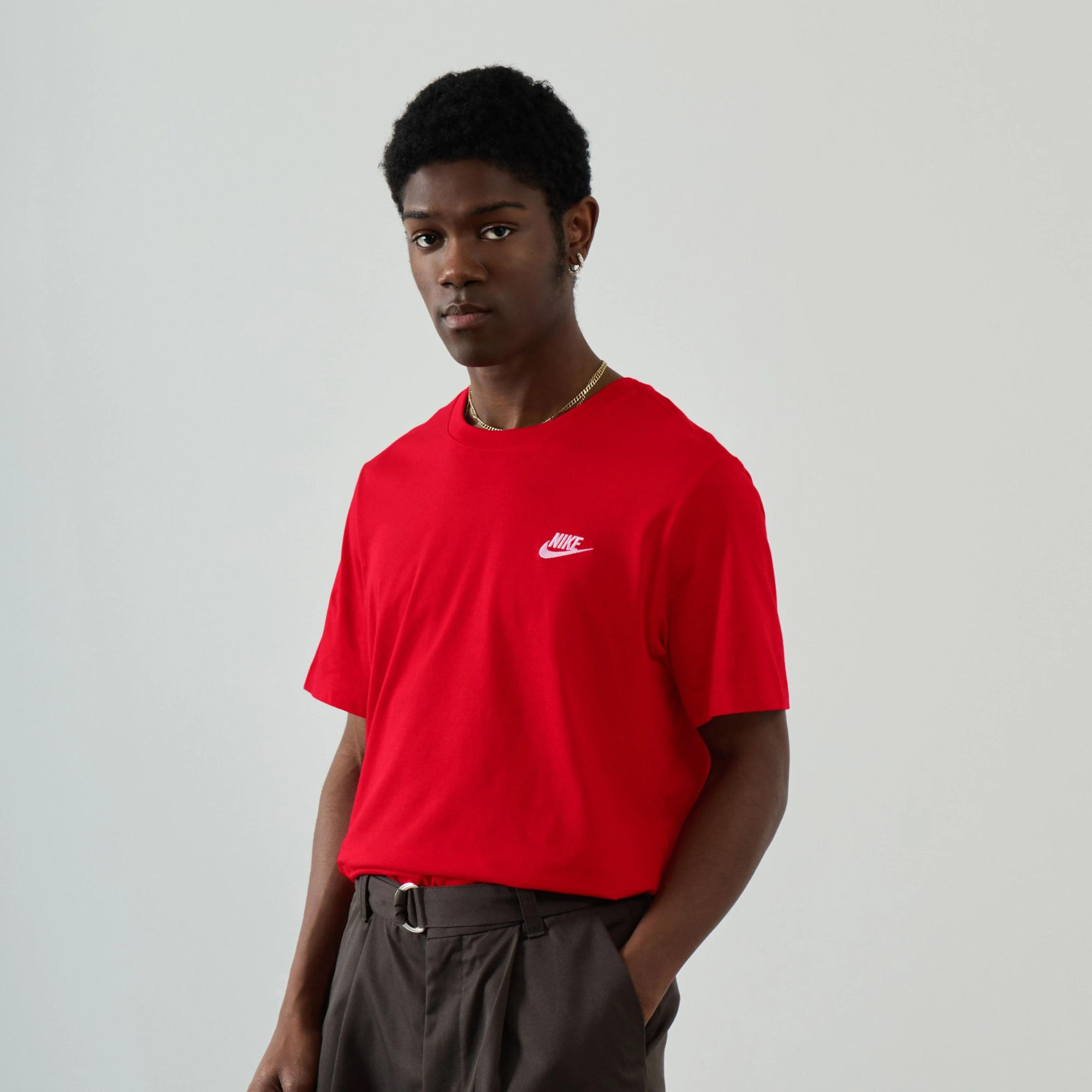 tee shirt club rouge nike - rouge - M