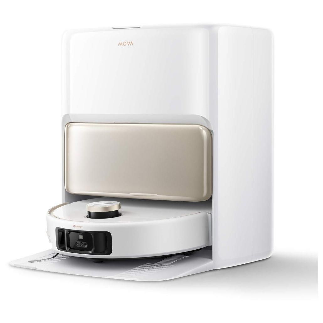 Robot Aspirateur Laveur MOVA V50 Ultra Complete Puissance 24 000 Pa Lavage Thermique des sols avec système DuoSolution - vue 6