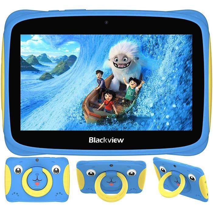 Blackview Tab 3 Kids Tablette Tactile pour Enfants Android 13 7 60HZ 4Go+ SD 3280mAh WiFi Éducative Tablette