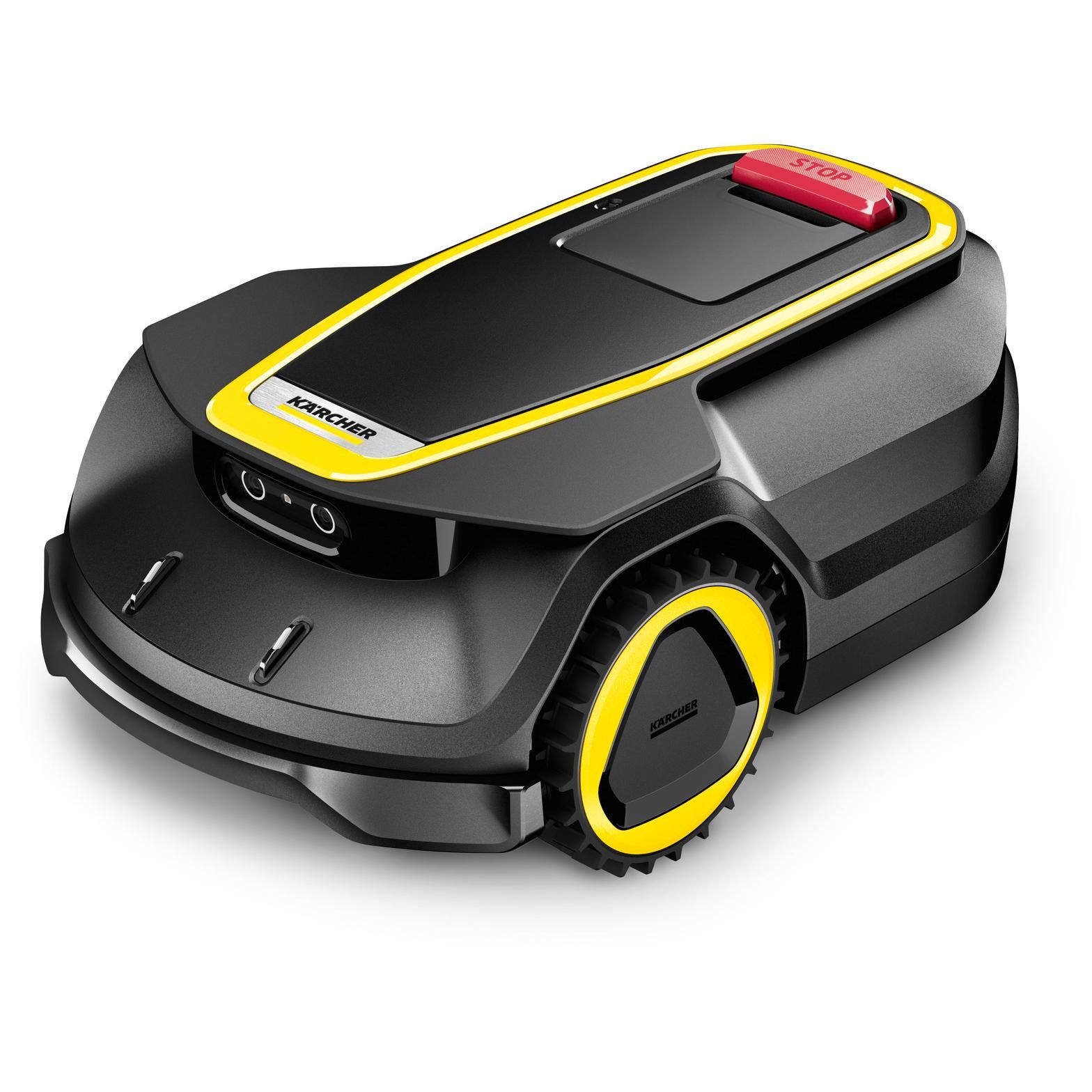 Robot tondeuse connectée KARCHER RCX 4 sans fil périphérique RTK nav GPS caméra IA 4 roues motrices 1500 m² pente 60° - vue 2