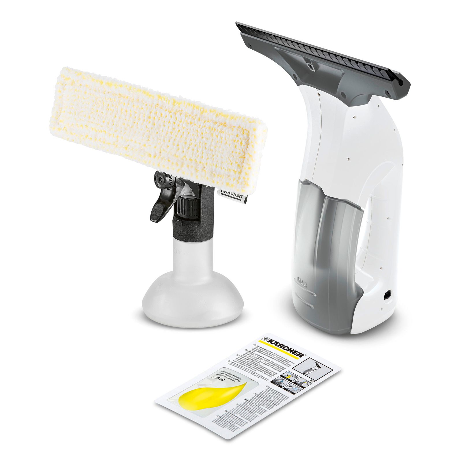 Lave-vitres Karcher WV 1 Plus - Autonomie 25 min- Largeur de travail 250 mm