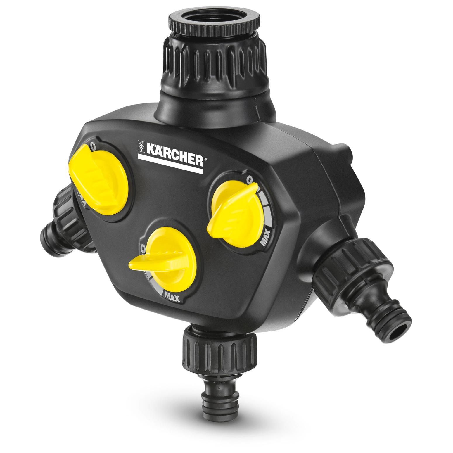 Kärcher 3 Wege Verteiler GelbSchwarz