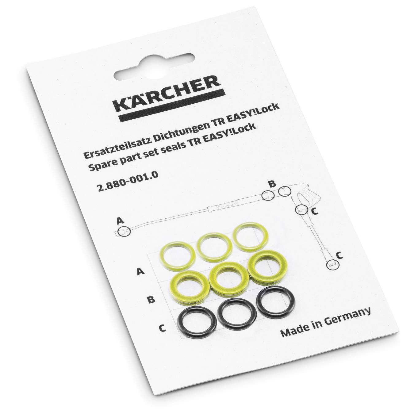 LOT DE PIECES DE RECHANGE pour NETTOYEUR HAUTE PRESSION KARCHER 28800010