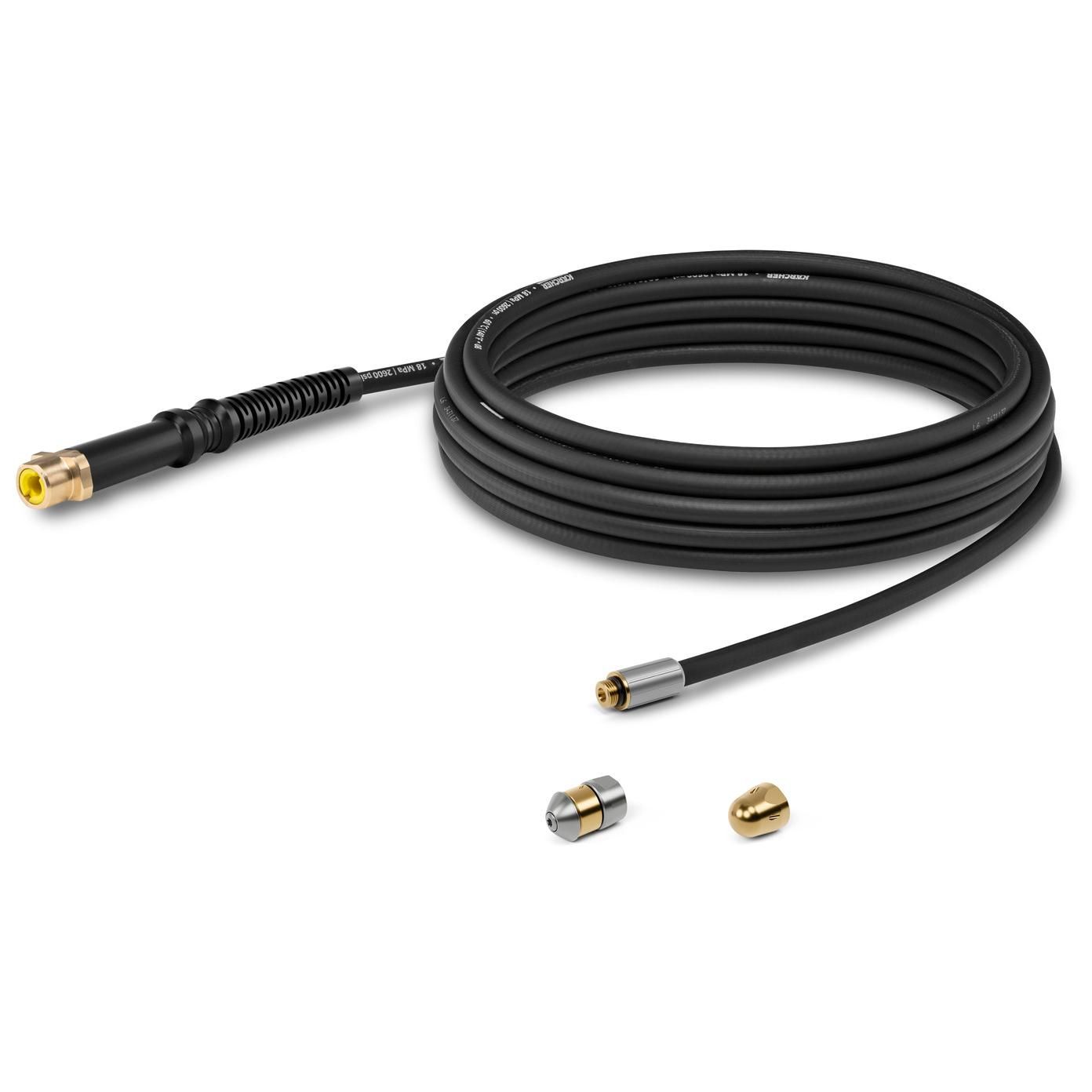 Débouche canalisations 7 5 + set de buses KARCHER