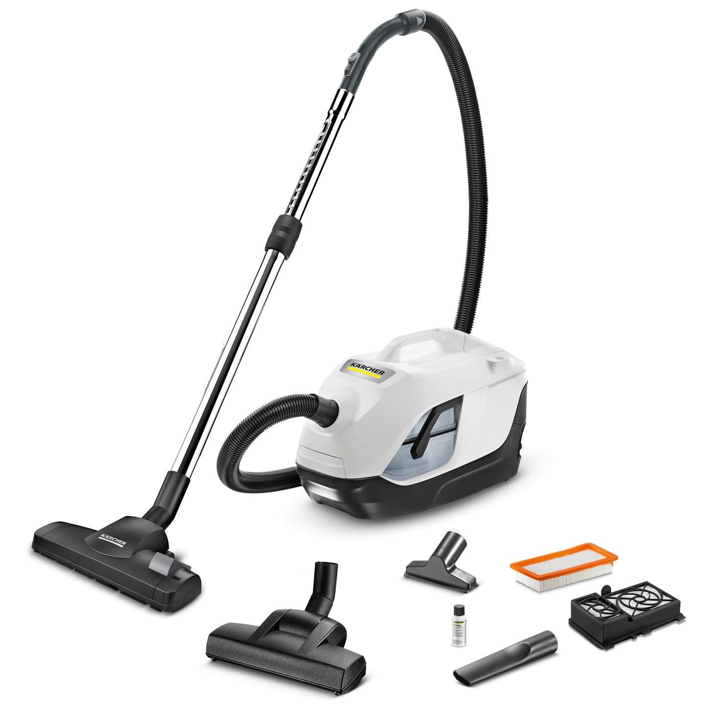 KARCHER DS 6 PLUS Aspirateur sans sac avec filtration par eau + Accessoires Rejette un air dépoussiéré à 99 95 % - vue 2