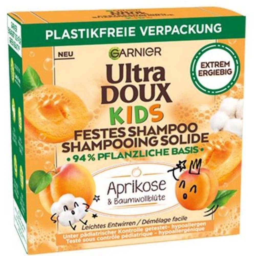 Garnier Shampoing Solide Pour Enfants Ultra Doux & Fleur De Coton
