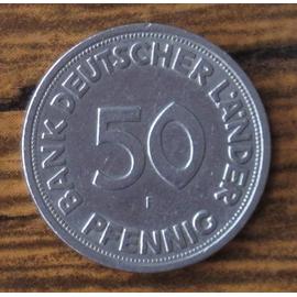 50 Pfennig Bank Deutscher Lander 1949 Serie F Rakuten