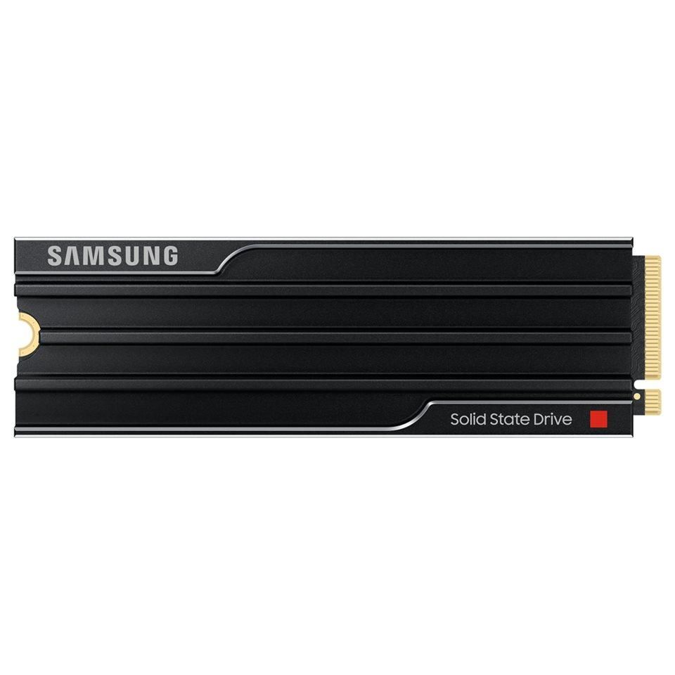 Samsung 9100 PRO MZ-VAP1T0 - SSD - chiffré - 1 To - avec dissipateur thermique - interne - M.2 2280 - PCI Express 5.0 x4 (NVMe) - AES 256 bits - TCG Opal Encryption 2.0 - noir